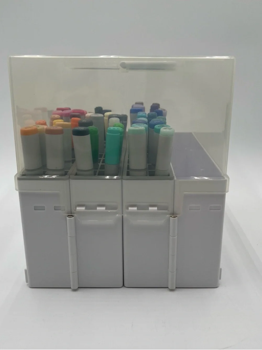 Copic Sketch Ciao Multiliner Markers Lot of 53 Assorted Colors Art Pens w/case
